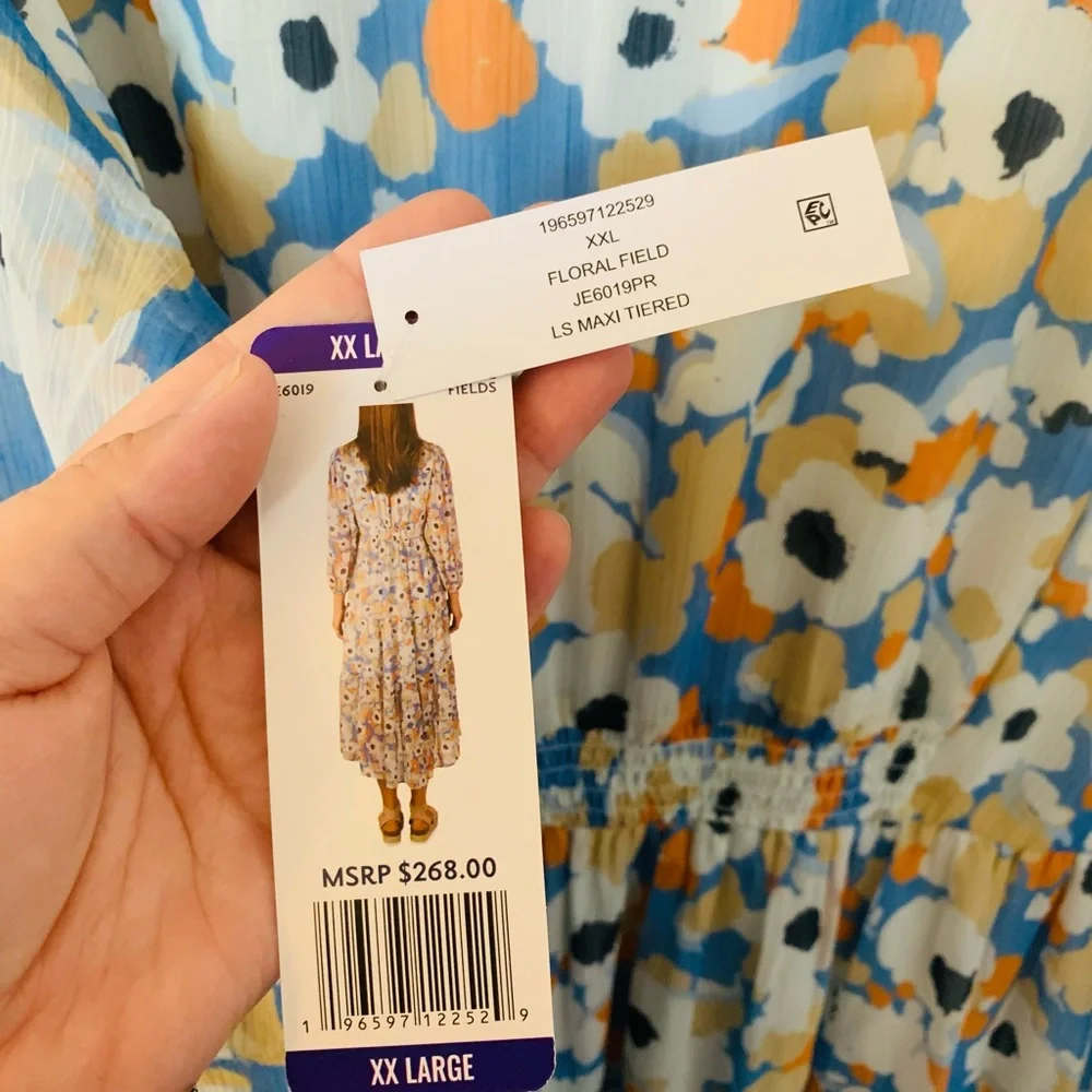 Joie Limited Edition Ladies Printed Maxi Dress 2XL - Picture 7 of 9